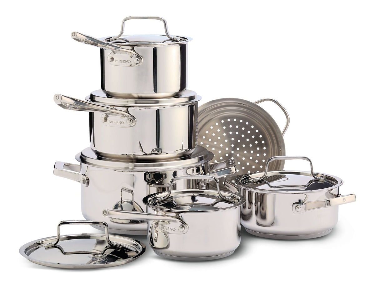 Canadian Signature Stainless Steel Cookware Set, 12-pc G5N9 - product image 3