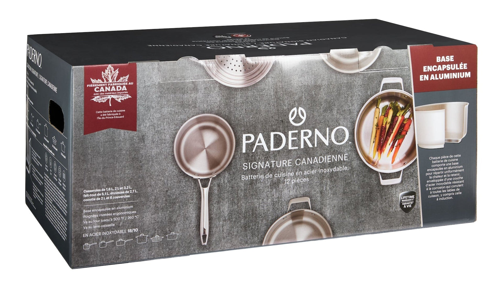Canadian Signature Stainless Steel Cookware Set, 12-pc G5N9 - product image 7