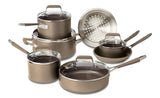 Classic Cookware Set, Non-Stick, PFOA-Free, Oven Safe, Champagne Bronze, 12-pc H0M7 - product image 2