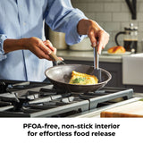 Classic Cookware Set, Non-Stick, PFOA-Free, Oven Safe, Champagne Bronze, 12-pc H0M7 - product image 8