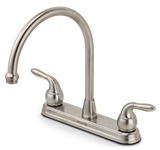 Double Handle Kitchen Faucet, Brushed Nickel L7Z2 - product image 1