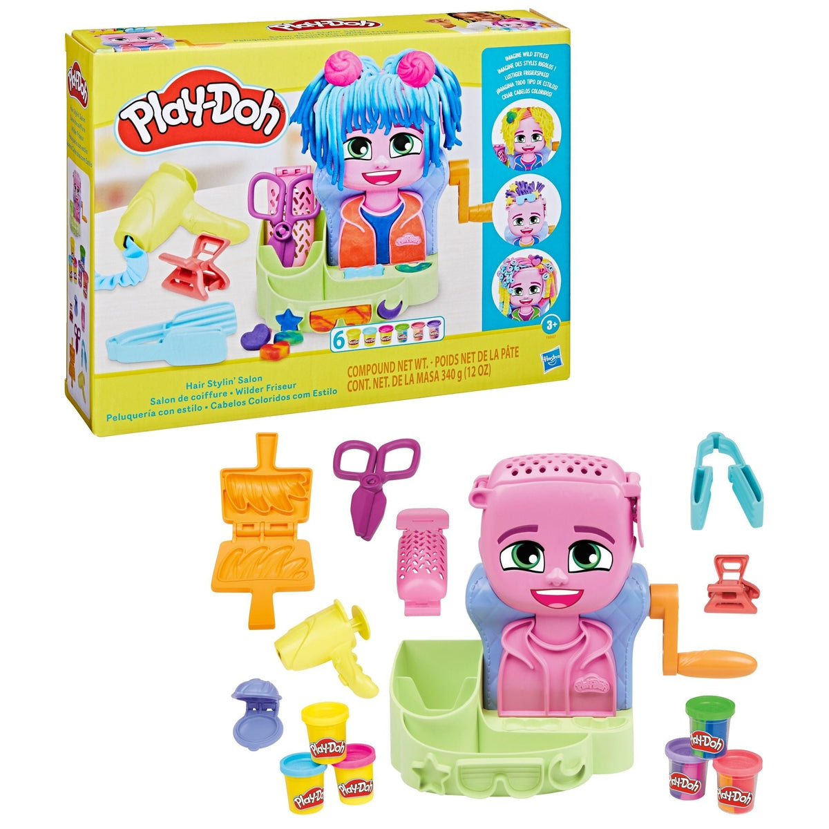 Hair Stylin' Dual Colour Salon Playset, Ages 3+ H5P6 - product image 1