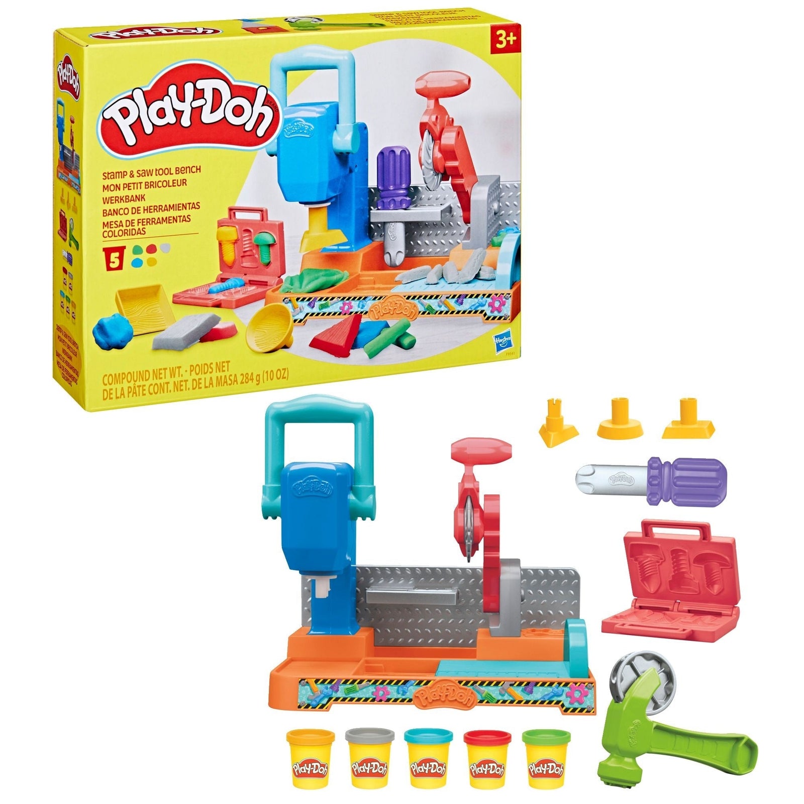 Stamp & Saw Tool Bench Playset, Ages 3+ L1A2 - product image 1
