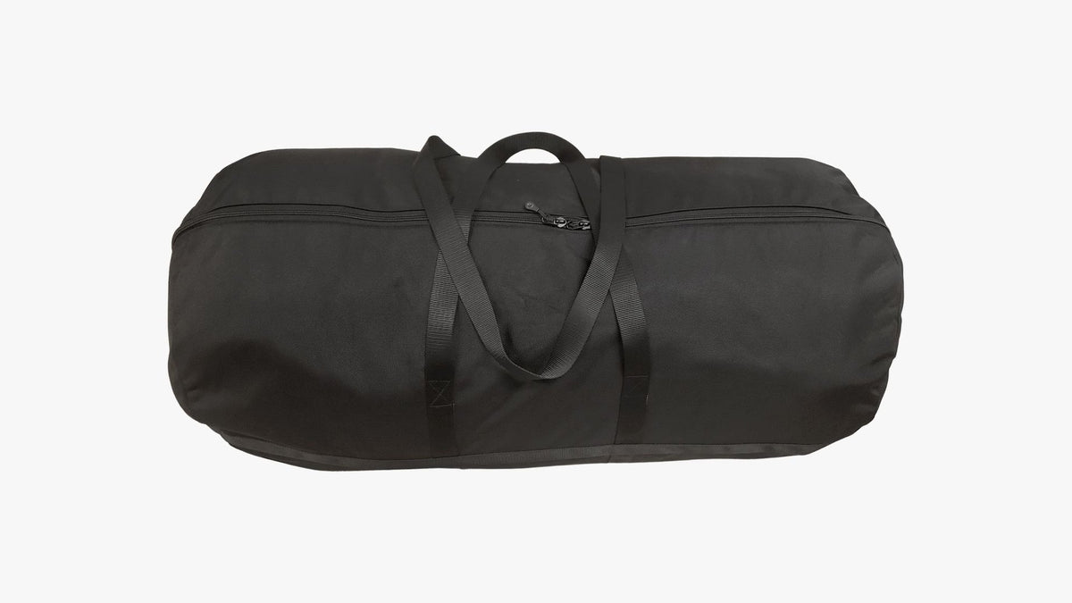 Extra-Large Black Nylon Storage Cargo Bag with Handles and Full-Length Zipper J7J4 - product image 1