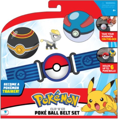 émon Clip 'N' Go é Ball Belt Set With 2-Inch Action Figure & Balls, Assorted, Age 4+ G2H1 - product image 1