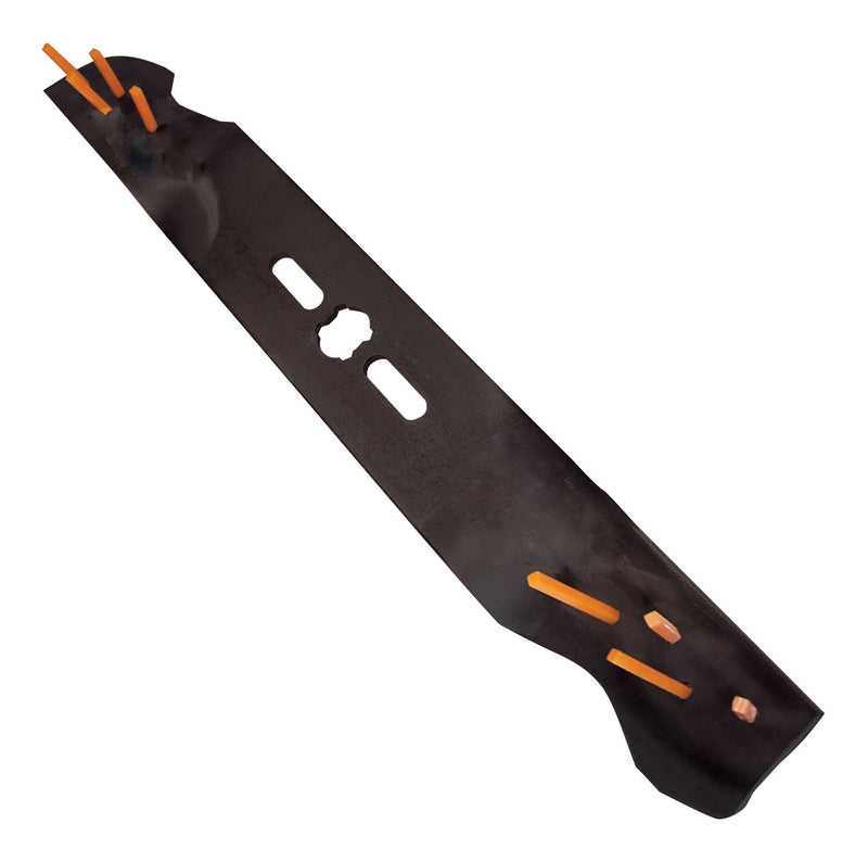 Power Rake Universal 6-in-1 Replacement Lawn Mower Blade, 19-in/20-in, Removable Tines I6O0
