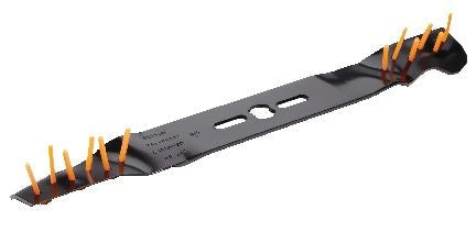 Power Rake Universal 6-in-1 Replacement Lawn Mower Blade, 21-in/22-in, Removable Tines X4C0