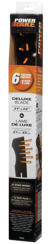 Power Rake Universal 6-in-1 Replacement Lawn Mower Blade, 21-in/22-in, Removable Tines X4C0 - product image 2