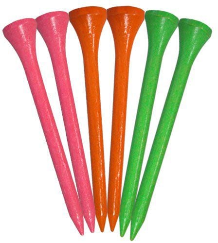 Biodegradable Hardwood Golf Tee, 2-3/4-in, 50-pk, Citrus Assorted Colours J0I7 - product image 1