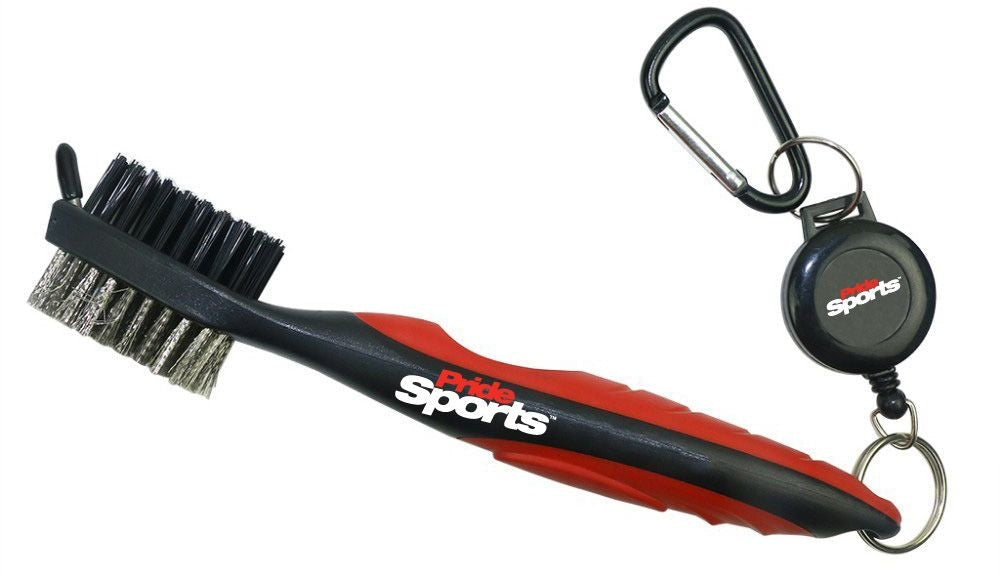 Deluxe Golf Club Cleaning Brush with Retractable Cord K7I1 - product image 1