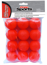 Dimpled Plastic Practice Golf Balls, Lightweight, 12-pk, Assorted Colours S1Z6 - product image 1