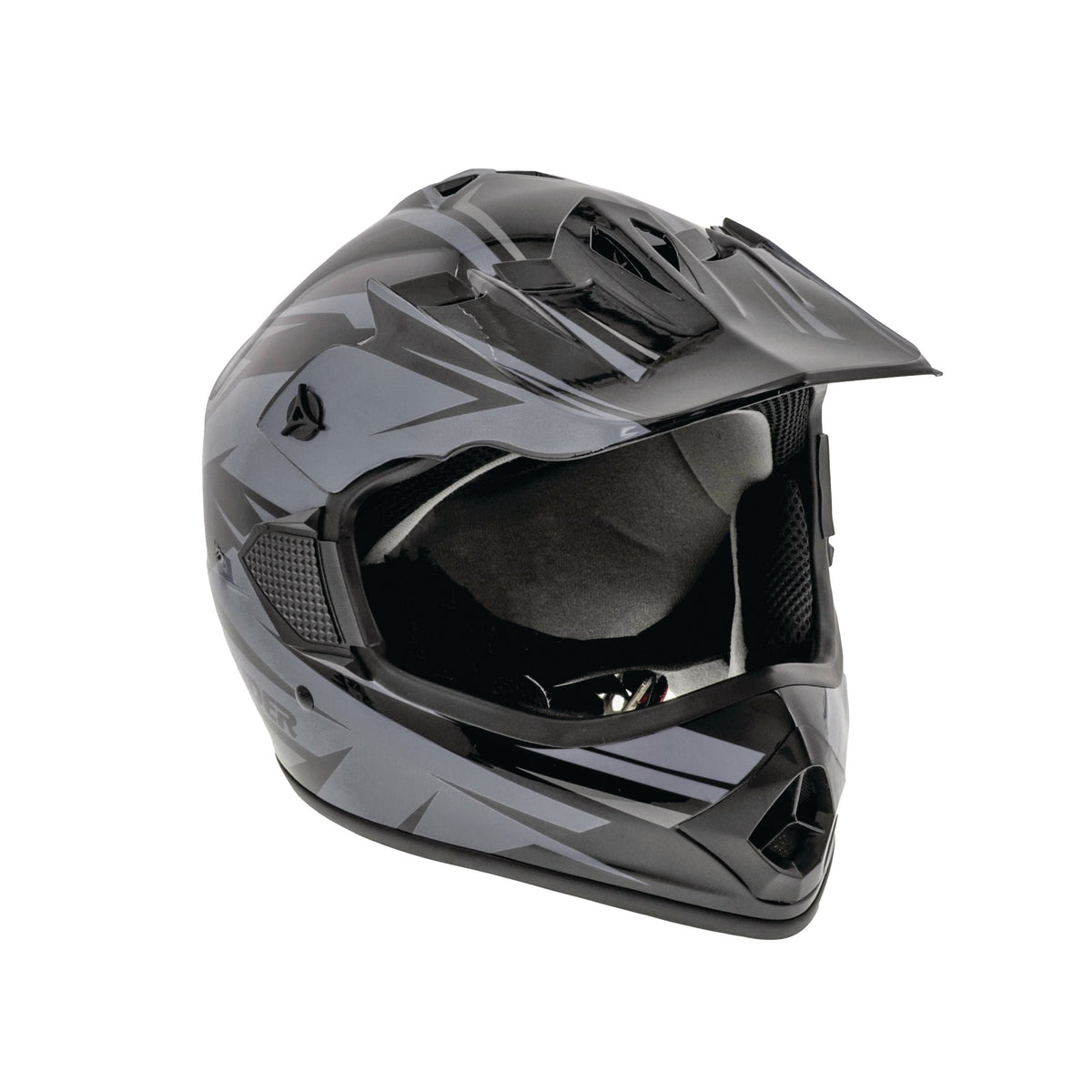 GX4 Youth Dirt Bike/ATV Helmet, Grey/Black, Assorted Sizes Q9F0 - product image 1