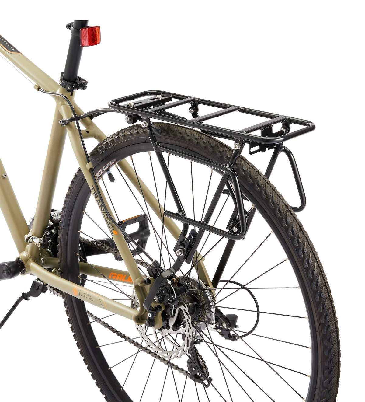 Adjustable Rear Bike Rack, Lightweight, Aluminum, Black Q2U1 - product image 5
