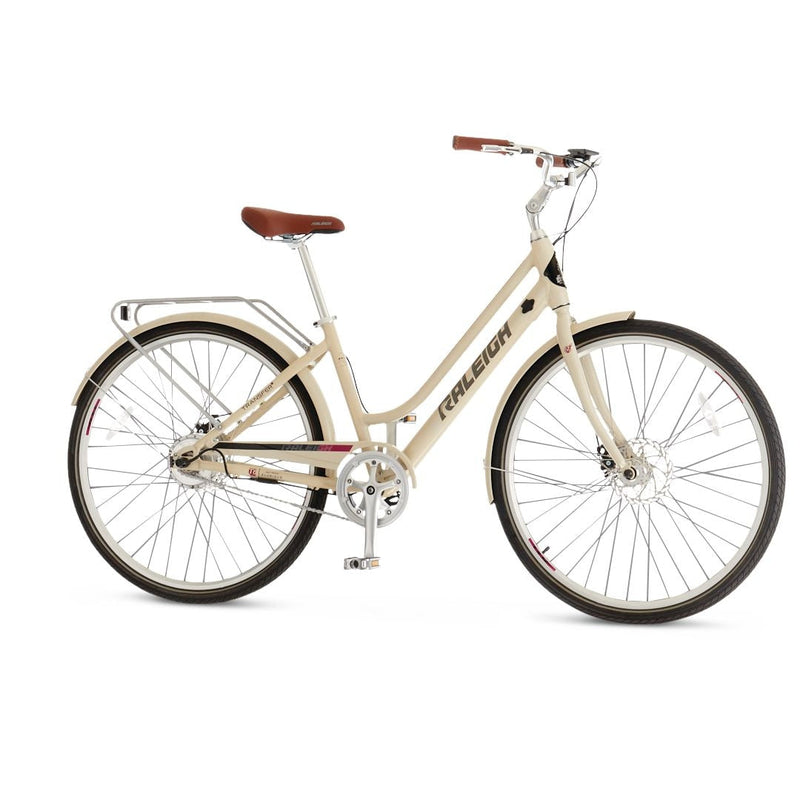 Dobson Comfort Electric Bike, Lightweight & LCD Display-Integrated, 700C Wheels, Beige P4Y8