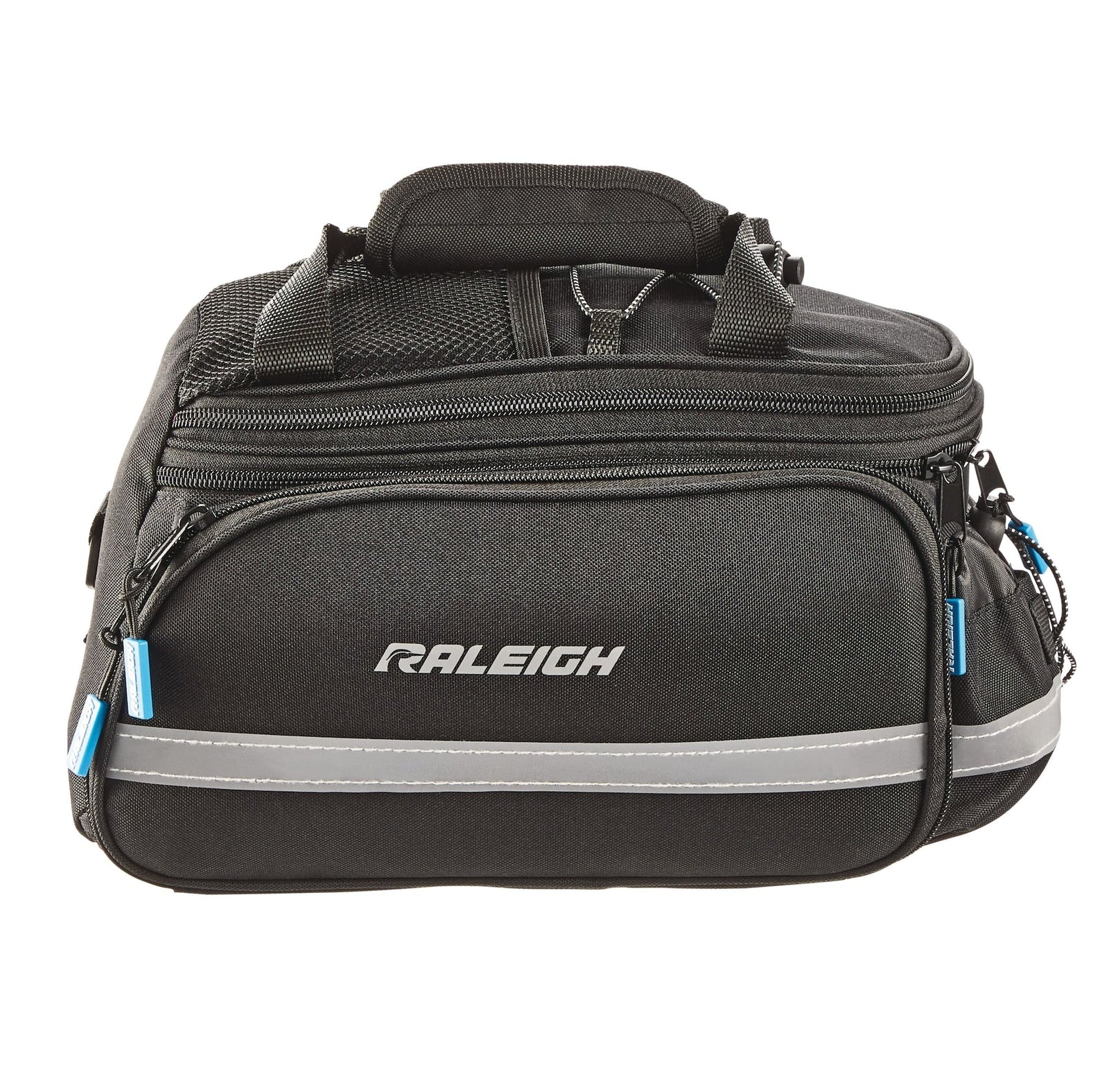 Expandable Rack Top Bike Bag withRemovable Carry Strap & Reflective Strip, Black Y0F2 - product image 3