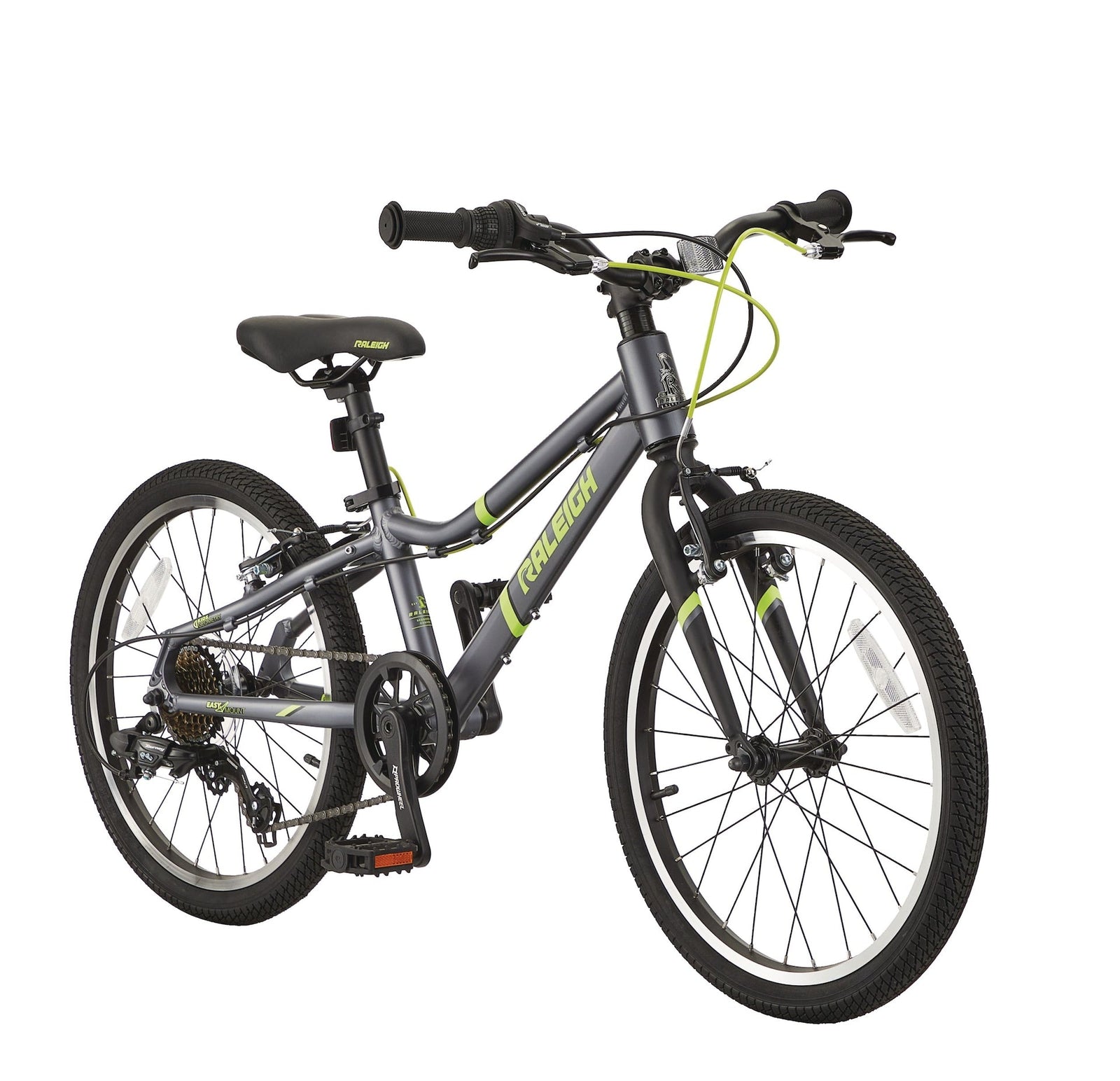 Meteor Youth Bike with Reflectors, 7-Speed, 20-in Wheel, Grey S4F5 - product image 1