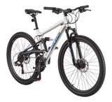 Tracker DS Mountain Bike with 21-Speed Shimano Shifting System, Silver Q1U5 - product image 1