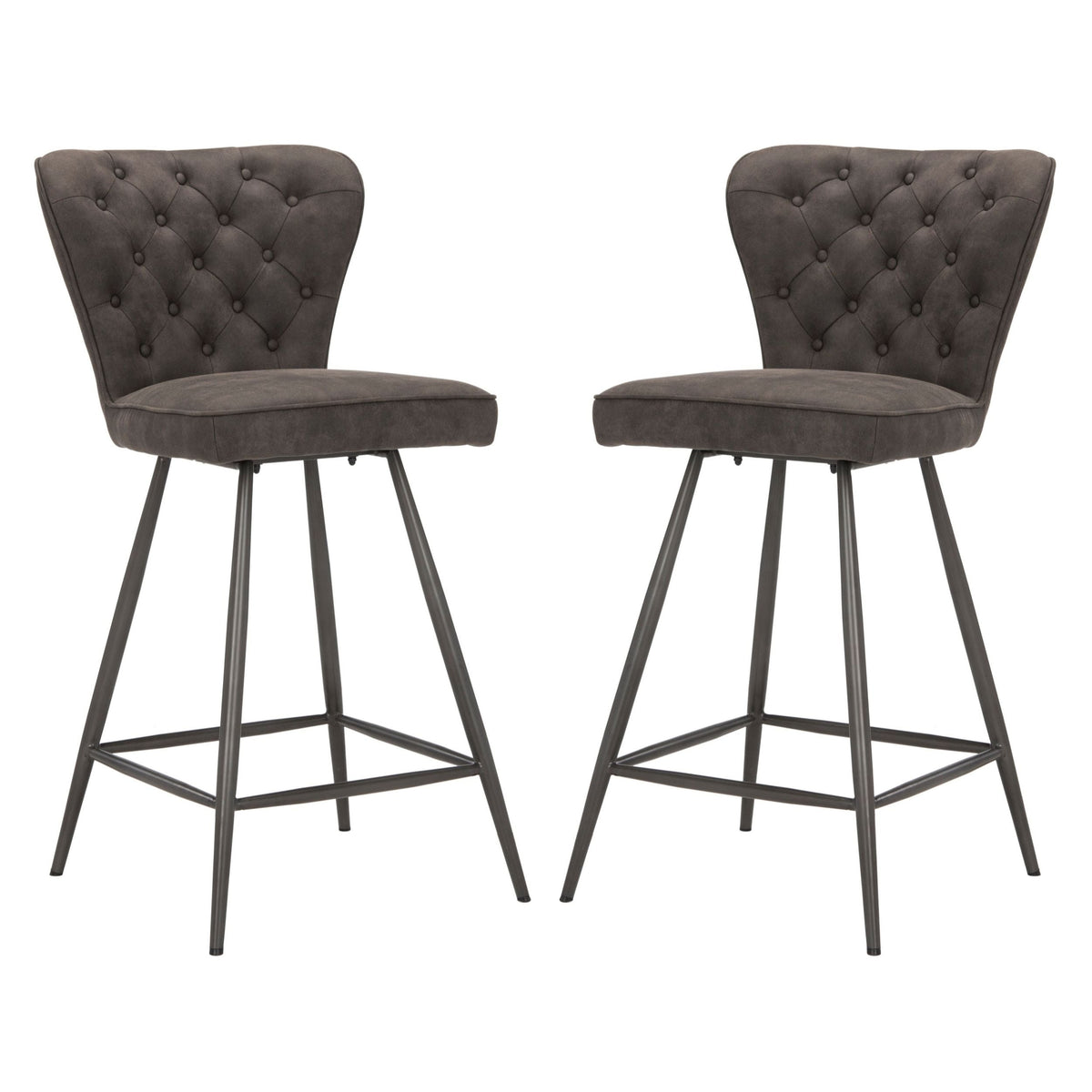 Ashby Counter Stool, Set of 2, Grey D3Y8 - product image 1