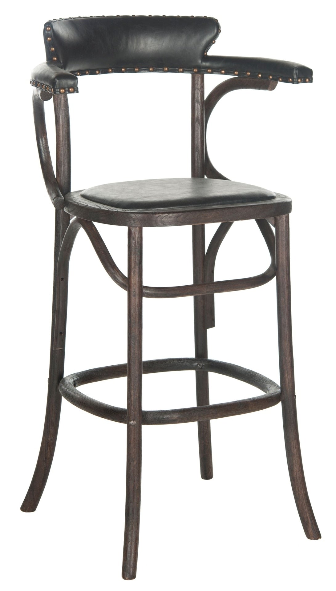 Kenny Bar Stool, Antique Black X8A9 - product image 1