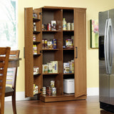 Homeplus 2-Door Storage Cabinet/Pantry with Adjustable Shelves, Sienna Oak Finish T6P0 - product image 4