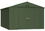 10x14-ft Green Corrosion-Resistant Lawn Care Storage Shed R8D8 - product image 2