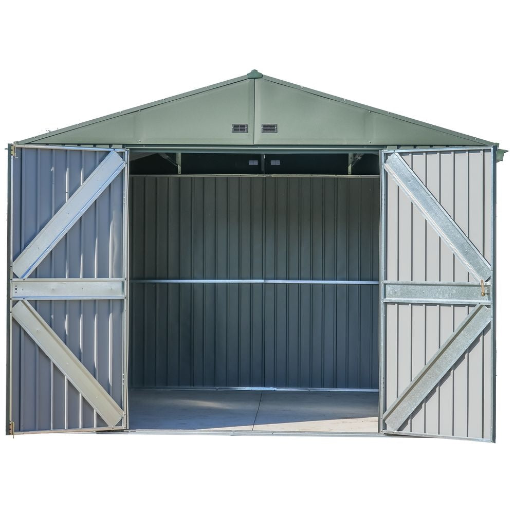Lawn Care 10x12-ft Green Corrosion-Resistant Storage Shed V3V0 - product image 1