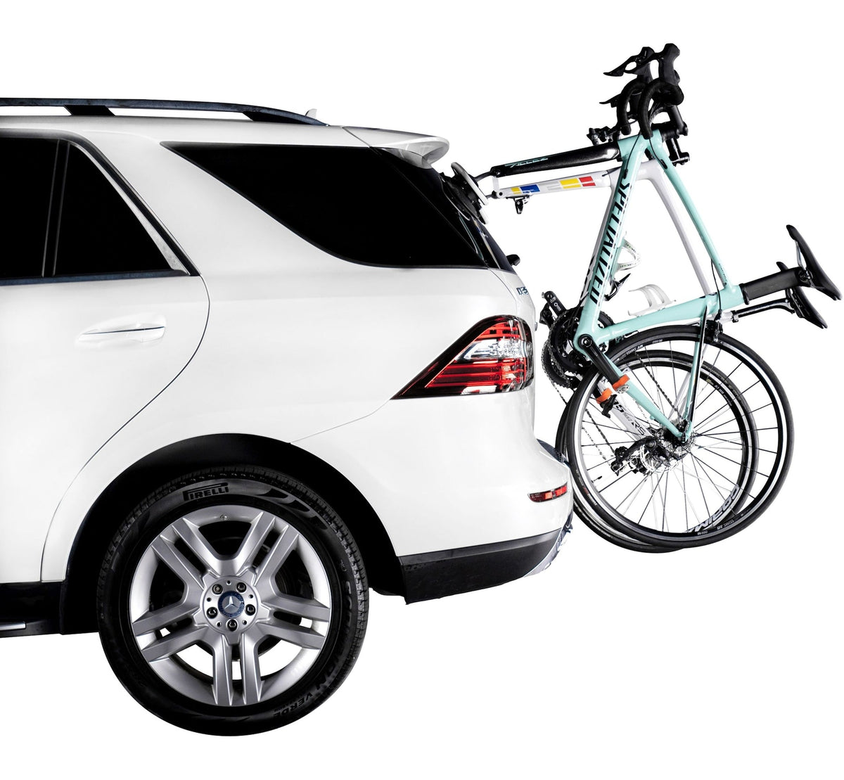 Mini Bomber 2-Bike Roof Top, Trunk & Hatchback Bike Rack, Black Y0H5 - product image 5
