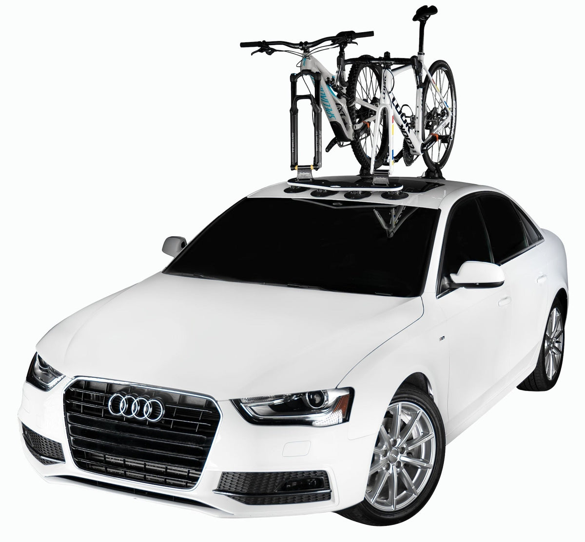 Mini Bomber MAX 2-Bike Fork-Mount Bike Carrier/Rack with HUSKE Plugs, Black U6Q0 - product image 2