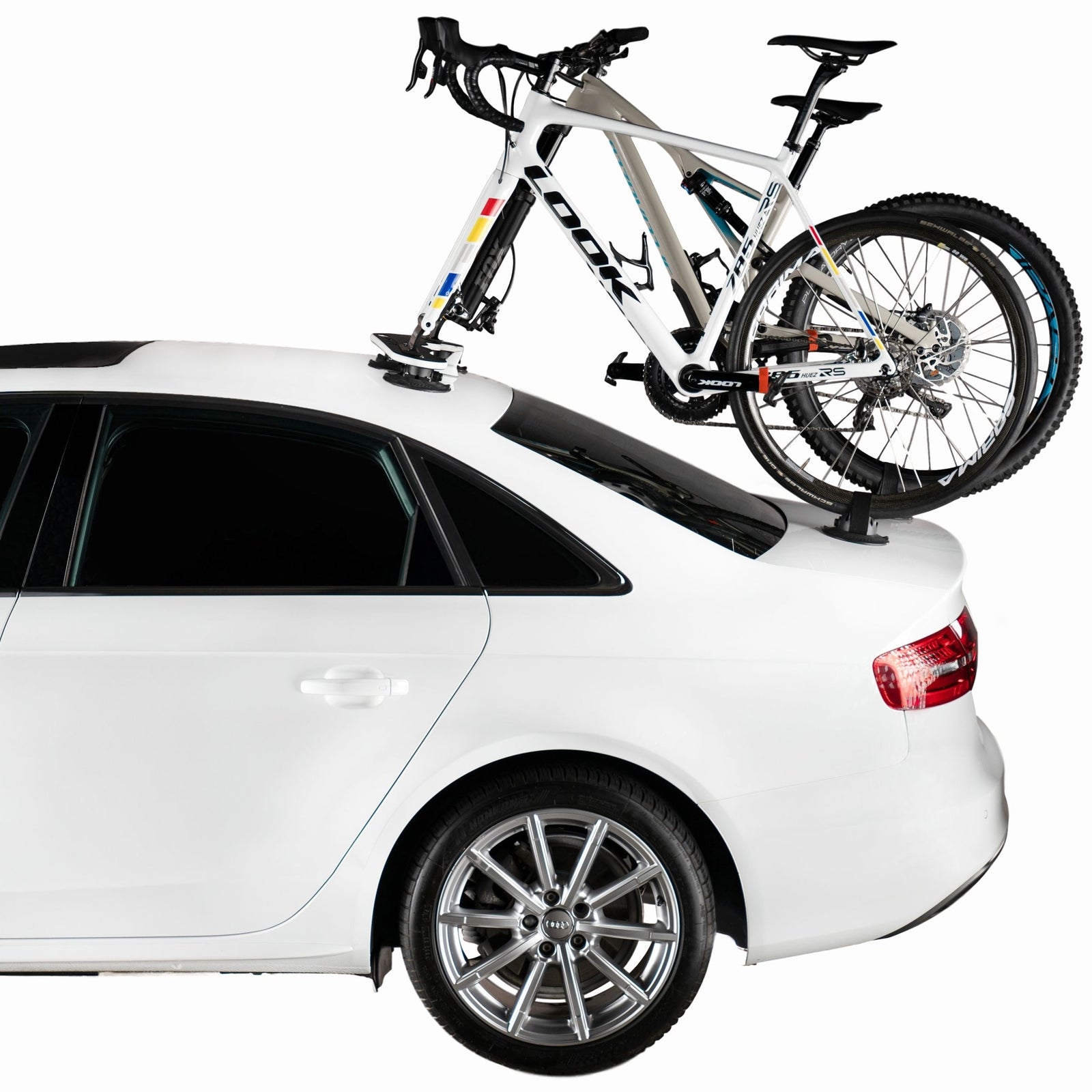 Mini Bomber MAX 2-Bike Fork-Mount Bike Carrier/Rack with HUSKE Plugs, Black U6Q0 - product image 4