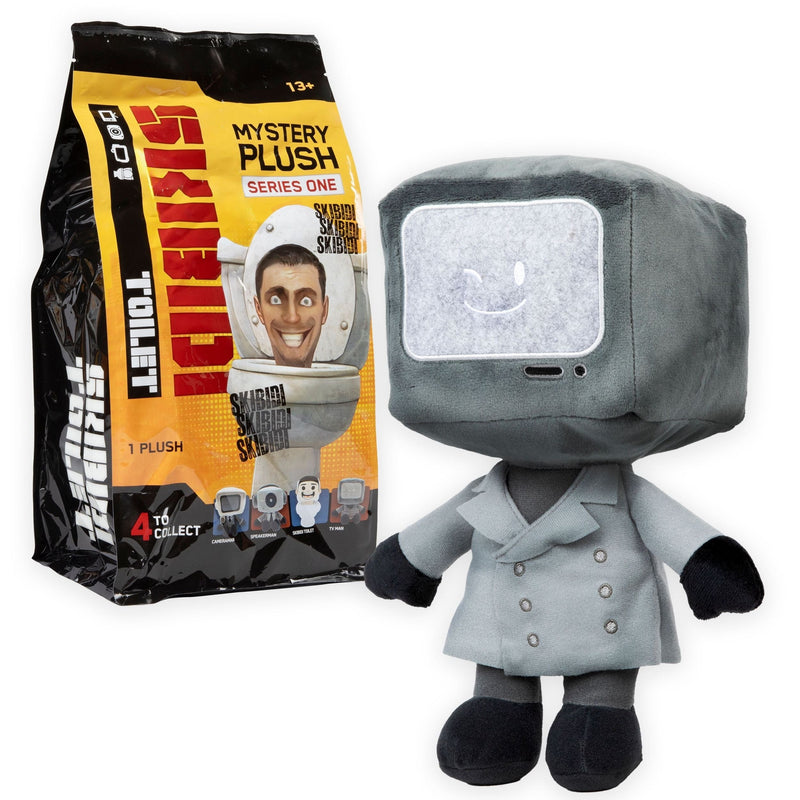 Toilet Mystery Series 1 11-in Soft Plush Toy for Ages 13+, Assorted Characters J9V7