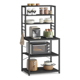 Home Oak/White Baker's Rack with Charging Station B1F8 - product image 1