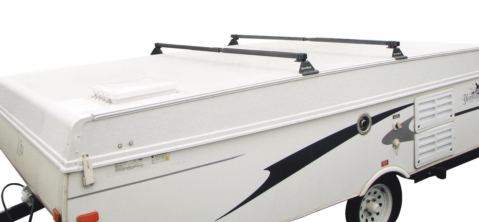 SR1020 Camp Trailer Roof Rack System, Black, 2-pc B9W8 - product image 2