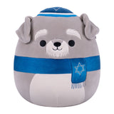 Grey Schnauzer Plush Toy, 8-in, Ages 3+, for Hanukkah F3K0 - product image 1
