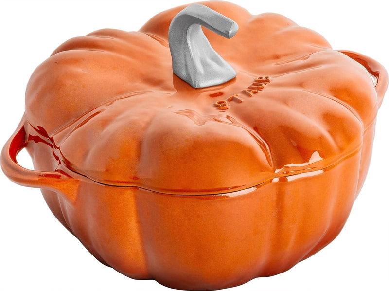 3.5-qt Cinnamon-Coloured Cast Iron Pumpkin Cocotte M3S7