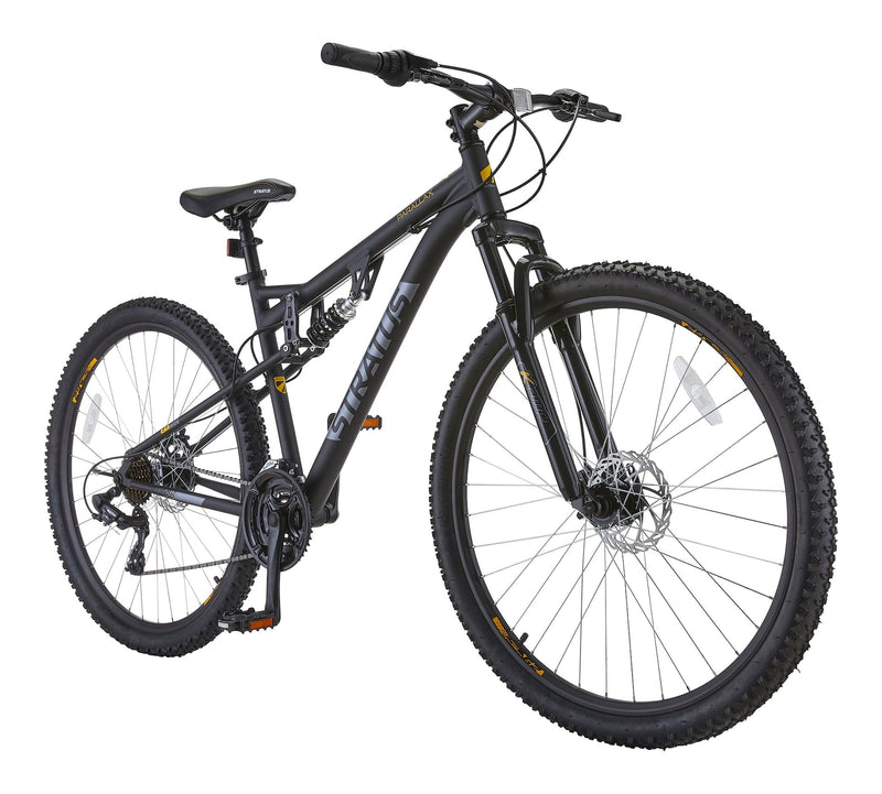 Parallax Dual-Suspension Mountain Bike, 29-in Wheel, Black T2P1