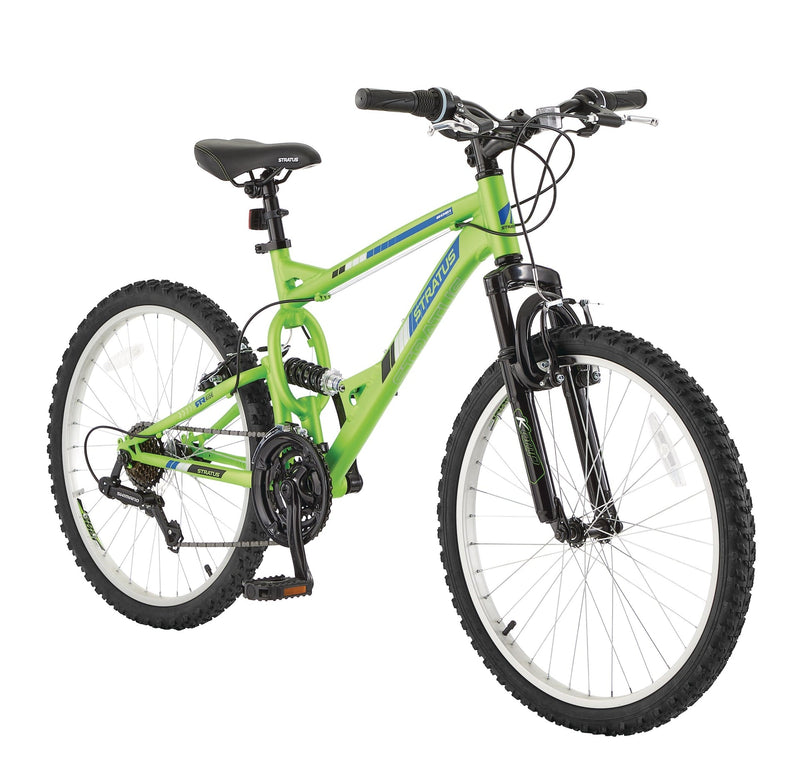 Richter Adult Bike, 21-Speed, 24-in Wheel, Adult/Youth Bike, Green W8F9
