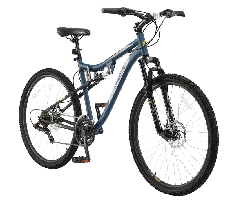 Striker Adult Bike, 21-Speed, 19-in Aluminum Frame, 27.5-in, Blue A5F1