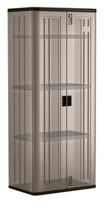 19 cu-ft Tall 3-Shelf Resin Storage Cabinet W2V4 - product image 2