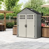 Everett 6x3-ft Dove Grey All-Weather Storage Shed X9Q9 - product image 7