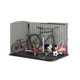 Glidetop 98-cu-ft Dove Grey Horizontal Shed L6C7 - product image 4