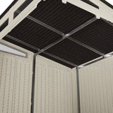 Modernist 7x7-ft Vanilla/Dove Grey Storage Shed U4N4 - product image 7