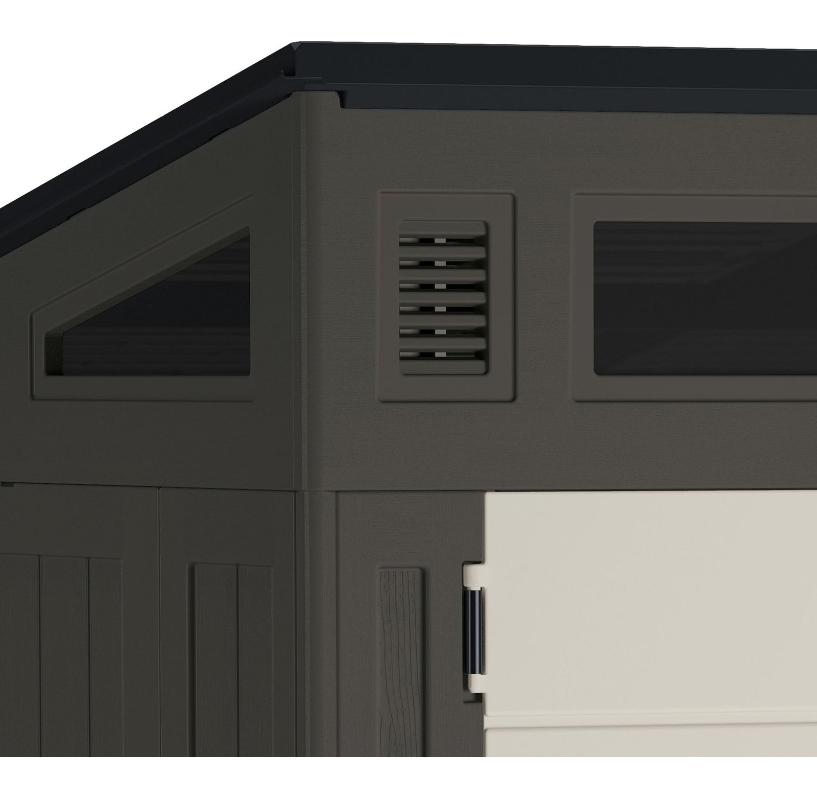 Modernist Outdoor Storage Shed, Grey, 6-ft x 5-ft T9S6 - product image 7
