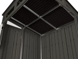 Modernist Outdoor Storage Shed, Grey, 6-ft x 5-ft T9S6 - product image 8