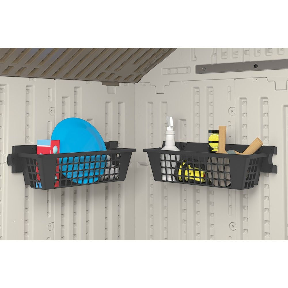 Resin Basket Shed Accessory with EZ Bolt, 2-pk E9L8 - product image 6