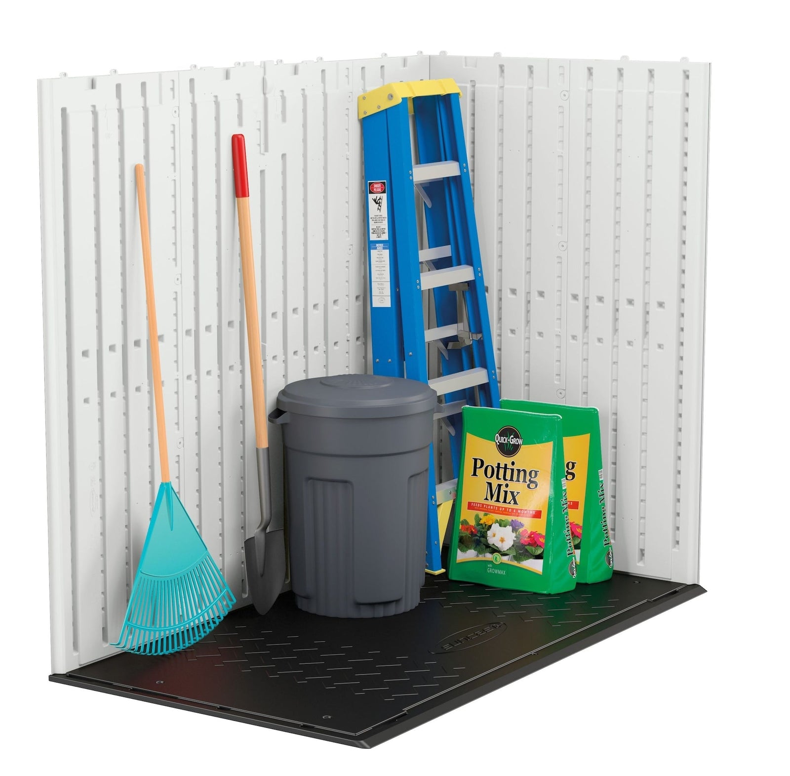 Vista 7x4-ft All-Weather Ice Cube Storage Shed G4J8 - product image 3