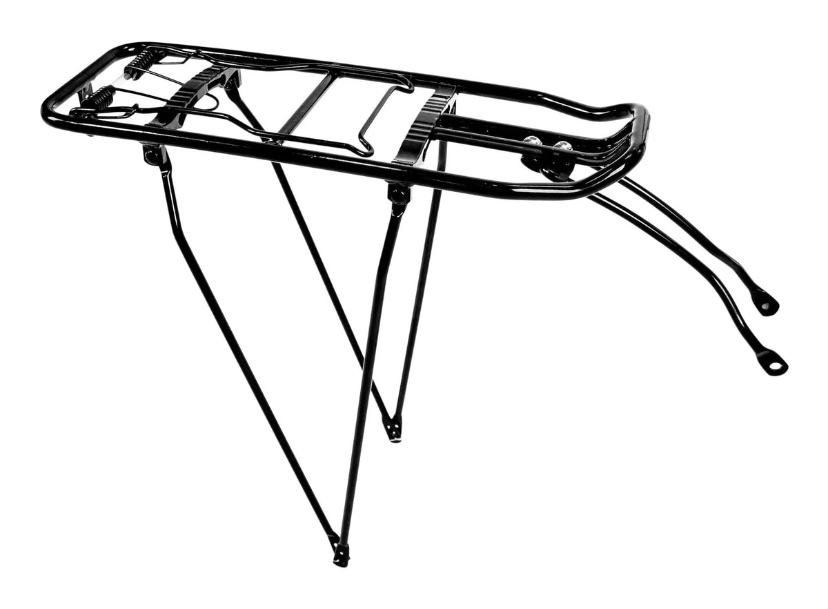 Lightweight Alloy Rear Bike Rack withMounting Hardware, Black V1A2 - product image 1