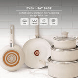 Beige 10-Piece Non-Stick Set, Beige K1E4 - product image 6
