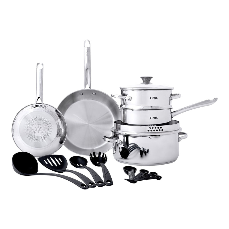 Cook and Strain Stainless Steel Cookware Set, 15-pc W5G9