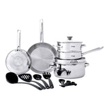 Cook and Strain Stainless Steel Cookware Set, 15-pc F5N2 - product image 1