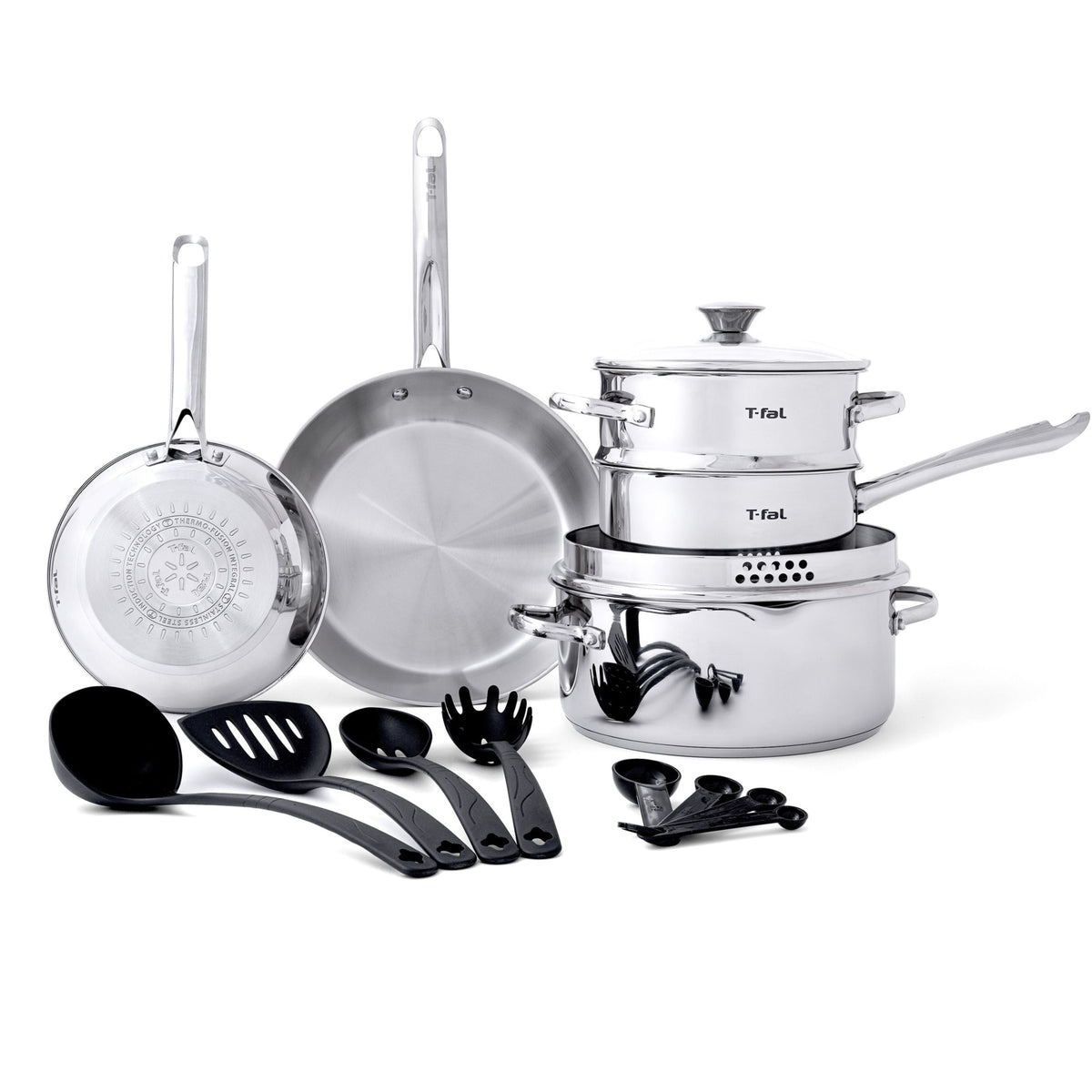 Cook and Strain Stainless Steel Cookware Set, 15-pc W5G9 - product image 2